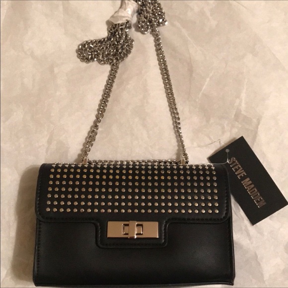 Steve Madden Shoulder Bag with silver stud detail - Picture 3 of 8